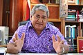 Image 43Tuilaepa Sailele Malielegaoi, Prime Minister of Samoa from 1998 to 2021, who initiated the Polynesian Leaders Group in late 2011. (from Polynesia)