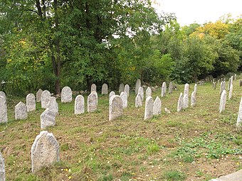 Vieux cimetière juif.