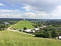 Вид на Никольскую (Белую) гору и на посёлок Сурское.