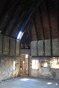 Terrasse du donjon avec ses créneaux.