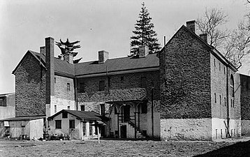 Burlington County Prison, HABS photo, 1938