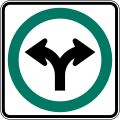 Left or right turn required