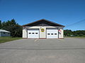 La caserne de pompiers.