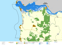 Map of Clatsop County