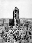 View of the cathedral from Paulskirche in 1866