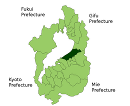 Hikone – Mappa