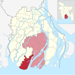 Location of Kalapara