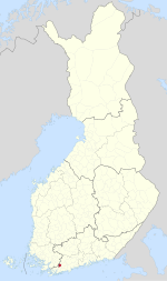 Location of Karjalohja in Finland