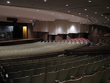 Auditorium interior, March 2012