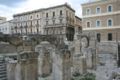 Détails des fondations de l'amphithéâtre de Lecce.