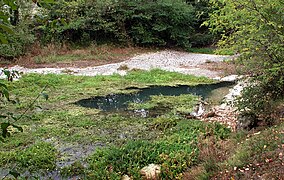 La font de Lussac à l'étiage.