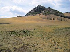 色尔格楞苏木-额尔德尼苏木的草原風景