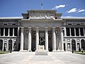 Front facade of the Prado Museum.