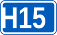 Highway H15 shield}}