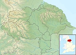 Location of reservoir in North Yorkshire, England