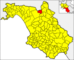 Comune location in the Province of Salerno