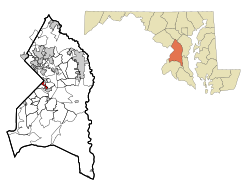 Location of Capitol Heights, Maryland