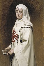María Guerrero as Doña Inés in Don Juan Tenorio. Raimundo de Madrazo y Garreta 1891.
