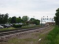 The Rochelle Railroad Park as seen from the northeast