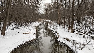 Ruisseau Bertrand en hiver