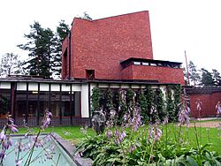 Säynätsalo Town Hall by architect Alvar Aalto