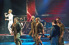 Star Pilots performing at Melodifestivalen 2009