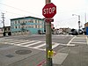 Closure notice at the former Taraval and 28th Avenue stop, 2017