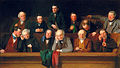 Image 12Painting of a jury deliberating