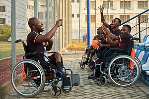 Ugandische Paralympioniken bei den Para-Afrikaspielen 2023 in Accra