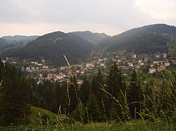 Overlooking the village