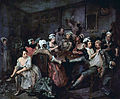 Szene in einer Schenke, William Hogarth, 1732-1735