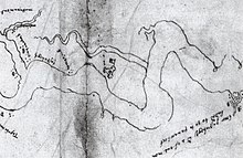 Manuscript map of James Fort, Virginia