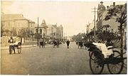 约1930年代的中山路湖南路路口附近