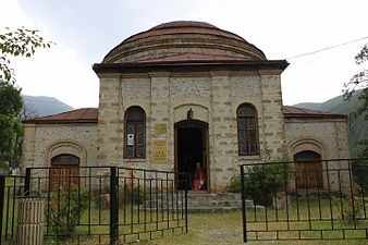 Front view of Albanian church