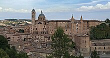 The city of Urbino in the Province of Marche was the location of Zdob și Zdub and the Advahov Brothers' postcard.
