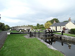 Clonony Bridge (and lock) on the Grand Canal at Clonony