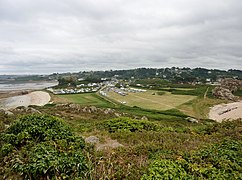 L'isthme reliant la Pointe de Primel au continent (vu depuis la "maison du douanier")