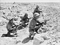 Image 59A patrol from the 2/13th Battalion at Tobruk (AWM 020779). (from History of the Australian Army)