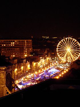 Vue vers le quai aux Briques en décembre 2004