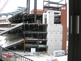 Busch Stadium III construction (August, 2005)(photo credit: David K. Staub)