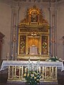 Tabernacle chappel in the church of Riudoms, where his remains are preserved