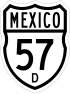 Federal Highway 57D shield