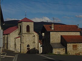 The church in Saint-Pierre-la-Bourlhonne