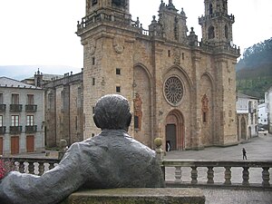 Estatua de Álvaro Cunqueiro