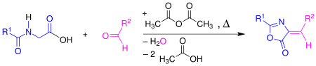 Descripción general de la reacción Erlenmeyer