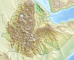 Location of Lake Abaya in Ethiopia.