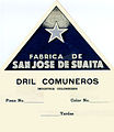 "Dril Comuneros" Label