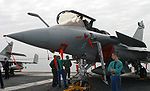 Dassault Rafale auf dem Deck des Flugzeugträgers Charles de Gaulle