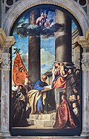Titian's Pesaro Altarpiece, begun 1519