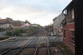 Aperçu de la gare de Long-Le Catelet (2014).